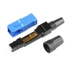 FTTH Field Mountable Fiber Optic Fast Connectors Type D 3.0X2.0mm Drop Cable